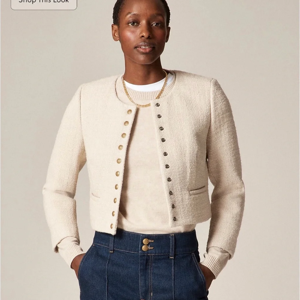 NWT J.Crew Bridgette tweed lady jacket - Picture 2 of 8